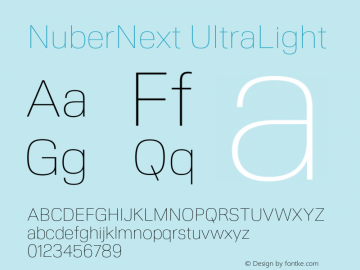 NuberNext UltraLight Version 001.002 February 2020图片样张