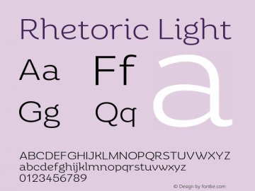 Rhetoric Light Version 2.000;FEAKit 1.0图片样张