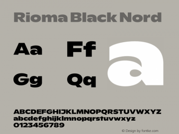 Rioma Black Nord Version 1.000图片样张