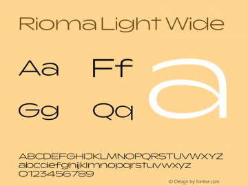 Rioma Light Wide Version 1.000图片样张