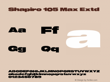 Shapiro 105 Max Extd Version 3.001图片样张