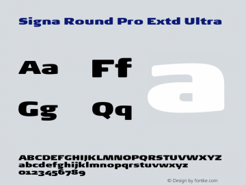 Signa Round Pro Extd Ultra Version 7.504; 2017; Build 1028图片样张