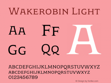 Wakerobin Light Version 1.00图片样张