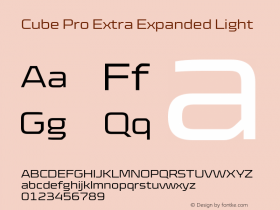 CubePro-ExtraExpandedLight Version 7.504; 2012; Build 1021图片样张