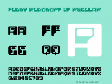 Funky Rundkopf NF Regular Version 001.000 Font Sample