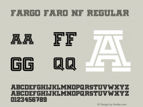 Fargo Faro NF Regular Version 001.000图片样张