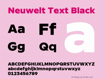 Neuwelt Text Black Version 1.00, build 19, g2.6.2 b1235, s3图片样张