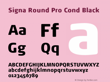 Signa Round Pro Cond Black Version 7.504; 2017; Build 1029图片样张