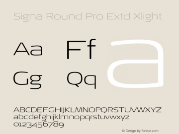 Signa Round Pro Extd Xlight Version 7.504; 2017; Build 1028图片样张