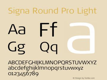 Signa Round Pro Light Version 7.504; 2017; Build 1028图片样张