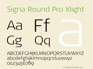 Signa Round Pro Xlight Version 7.504; 2017; Build 1029图片样张