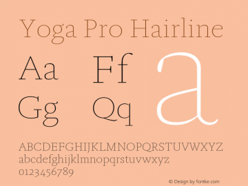 Yoga Pro Hairline Version 7.600, build 1028, FoPs, FL 5.04图片样张