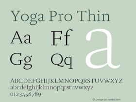 Yoga Pro Thin Version 7.600, build 1028, FoPs, FL 5.04图片样张