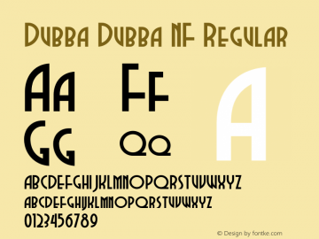 Dubba Dubba NF Regular Version 1.002图片样张