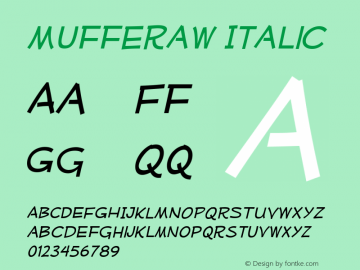 MufferawRg-Italic Version 3.102图片样张