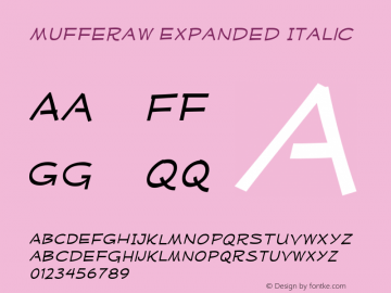 MufferawXp-Italic Version 3.102图片样张