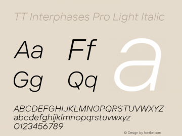 TT Interphases Pro Light Italic Version 2.000.29042022图片样张