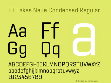 TT Lakes Neue Condensed Regular Version 1.100.14042021图片样张