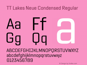 TT Lakes Neue Condensed Regular Version 1.100.14042021图片样张