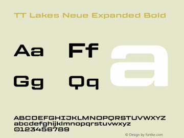 TT Lakes Neue Expanded Bold Version 1.100.14042021图片样张