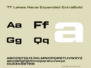 TT Lakes Neue Expanded ExtraBold Version 1.100.14042021图片样张