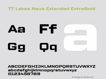 TT Lakes Neue Extended ExtraBold Version 1.100.14042021图片样张