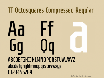 TT Octosquares Compressed Regular 1.000图片样张