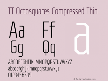 TT Octosquares Compressed Thin 1.000图片样张