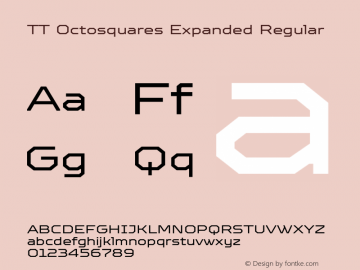 TT Octosquares Expanded Regular 1.000图片样张