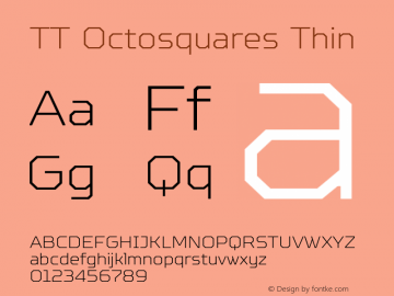 TT Octosquares Thin 1.000图片样张