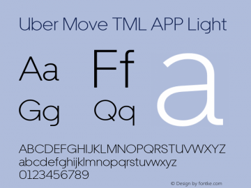 Uber Move TML APP Light Version 1.000图片样张