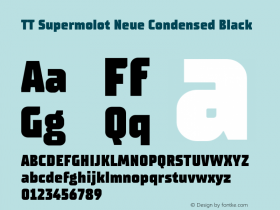 TT Supermolot Neue Condensed Black Version 2.000.04082021图片样张
