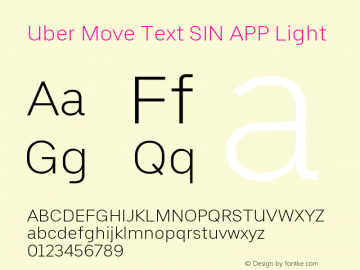 Uber Move Text SIN APP Light Version 1.000图片样张