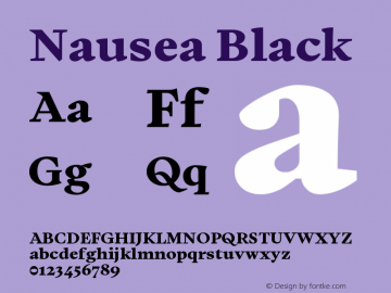 Nausea Black Version 1.000 | FøM Fix图片样张