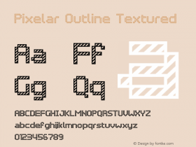 Pixelar Outline Textured Version 1.000 | FøM Fix图片样张