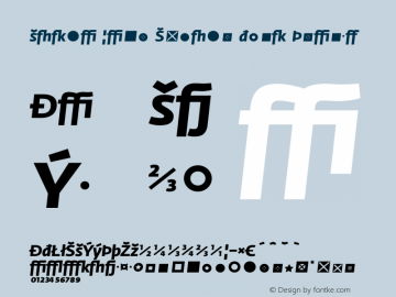 Fedra Sans Expert Bold Italic 001.000 Font Sample