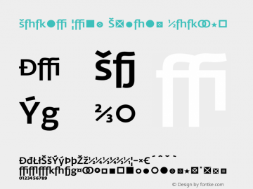 Fedra Sans Expert Medium 001.000 Font Sample