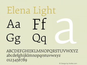 Elena Light Version 2.000图片样张