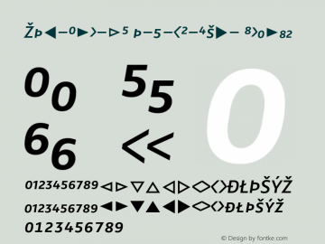 Zwo-Alt-LF w-5-SC-Exp- Italic 4.313 Font Sample