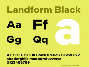 Landform Black Version 1.000图片样张
