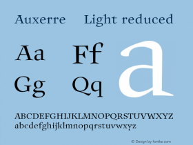 Auxerre 45 Light reduced Version 1.011图片样张