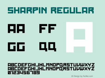 SHARPIN Version 1.002;Fontself Maker 1.1.0图片样张
