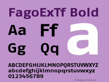 FagoExTf Bold 001.000图片样张