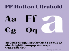 PP Hatton Ultrabold Version 1.100图片样张