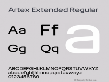 Artex Extended Regular Version 1.005图片样张