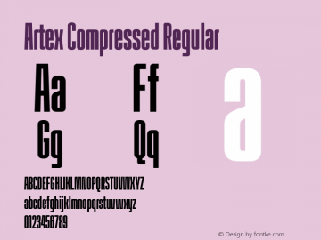 Artex-CompressedRegular Version 1.005图片样张
