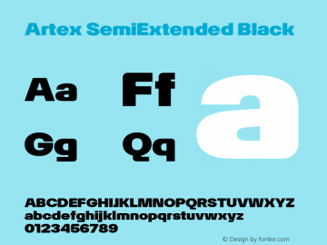 Artex-SemiExtendedBlack Version 1.005图片样张