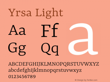 Yrsa Light Version 2.004图片样张