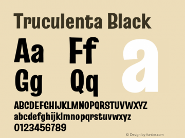 Truculenta Black Version 1.002图片样张