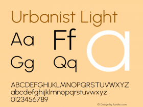 Urbanist Light Version 1.303图片样张